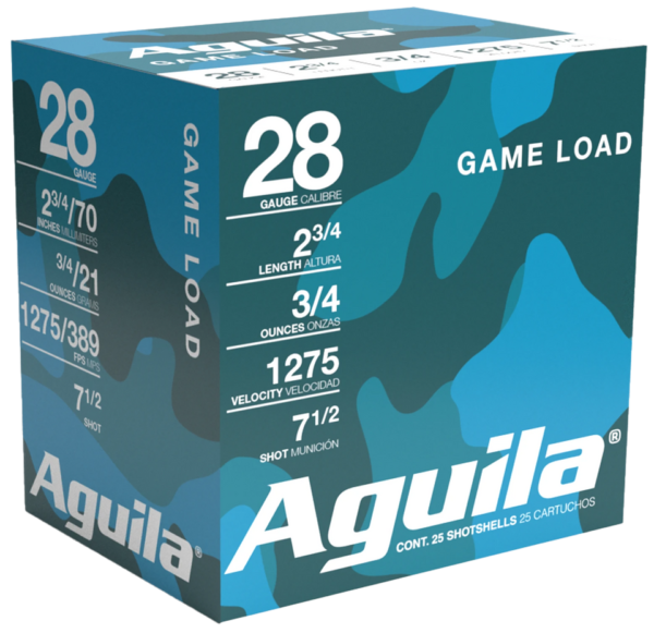 Aguila High Velocity Shotgun Game Load 28 ga. 2.75 in. 3/4 oz. 7.5 Shot 25 rd.