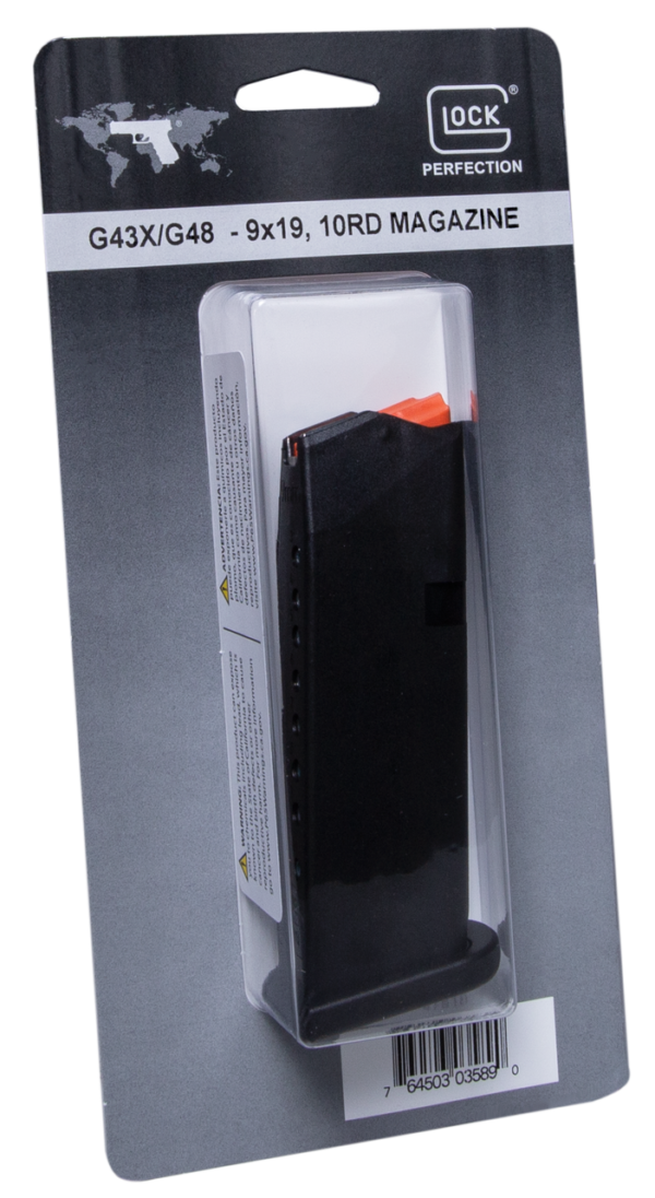 Glock 47818 G43X/48 10rd 9mm Luger Polymer Magazine